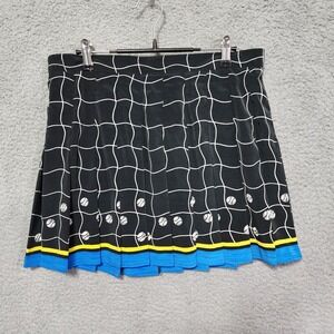 Tail Skirt Tennis Pickle‎ Ball Pleated Skirt Size 12 Black Checkered